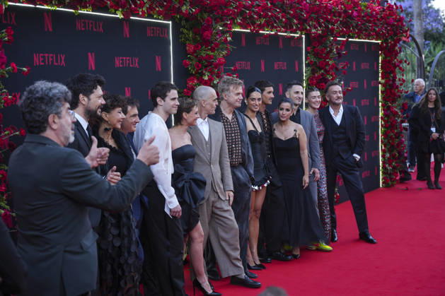 Gala Jarana en el Guadalquivir for the global premiere of Berlin and the lady of Armino Seville Pedro Alonso, Michelle Jenner, Tristán Ulloa, Begona Vargas, Julio Pena Fernández, Joel Sánchez, José Luis García Pérez, Marta Nieto and Álvaro Morte during the gala Jarana en el Guadalquivir for the global premiere of Berlin and the lady of Armino on May 9, 2026 in Seville Andalusia, Spain The global premiere of the second season of the spin off of La casa de papel , entitled Berlín y la dama del armino , which is being held yesterday Friday and today, Saturday, will host several outstanding events in Seville Today Saturday, this event has taken place on the Guadalquivir River starting with a red carpet on which have paraded besides the cast, V Copyright: xMariaxJosà xLopezx 7511763