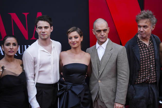 Gala Jarana en el Guadalquivir for the global premiere of Berlin and the lady of Armino Seville Pedro Alonso, Michelle Jenner, Tristán Ulloa, Begona Vargas, Julio Pena Fernández, Joel Sánchez, José Luis García Pérez, Marta Nieto and Álvaro Morte during the gala Jarana en el Guadalquivir for the global premiere of Berlin and the lady of Armino on May 9, 2026 in Seville Andalusia, Spain The global premiere of the second season of the spin off of La casa de papel , entitled Berlín y la dama del armino , which is being held yesterday Friday and today, Saturday, will host several outstanding events in Seville Today Saturday, this event has taken place on the Guadalquivir River starting with a red carpet on which have paraded besides the cast, V Copyright: xMariaxJosà xLopezx 7511766