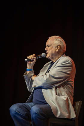 May 9, 2026, s-Hertogenbosch, Noord-Brabant, Netherlands: On May 9, 2026, actor and comedian JOHN CLEESE, participates in a Q&A session at Comic Con Holland in s-Hertogenbosch, Netherlands, May 9, 2026. s-Hertogenbosch Netherlands - ZUMAp202 20260509_zip_p202_003 Copyright: xJamesxPetermeierx