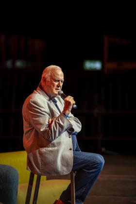 May 9, 2026, s-Hertogenbosch, Noord-Brabant, Netherlands: On May 9, 2026, actor and comedian JOHN CLEESE, participates in a Q&A session at Comic Con Holland in s-Hertogenbosch, Netherlands, May 9, 2026. s-Hertogenbosch Netherlands - ZUMAp202 20260509_zip_p202_015 Copyright: xJamesxPetermeierx