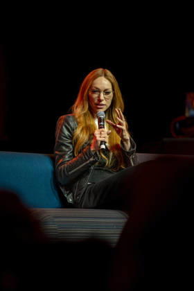 May 9, 2026, s-Hertogenbosch, Noord-Brabant, Netherlands: On May 9, 2026, Actor LAURA PREPON, known for her roles in That 70s Show and Orange Is the New Black, participates in a Q&A session at Comic Con Holland in s-Hertogenbosch, Netherlands. s-Hertogenbosch Netherlands - ZUMAp202 20260509_zip_p202_019 Copyright: xJamesxPetermeierx