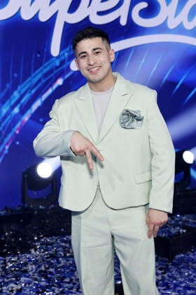Kandidat Abii Faizan im Finale der 22. Staffel der deutschen Gesangs-Castingshow Deutschland sucht den Superstar (DSDS) in den MMC-Studios. Köln, 09.05.2026 NRW Deutschland Copyright: xChristophxHardtx