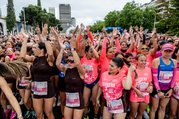 Womens Race 2026 in Madrid Numerous runners participate in the Womens Race 2026, on May 10, 2026, in Madrid Spain The 22nd edition of the Womens Race Central Lechera Asturiana has had 38,000 participants, who have run the 6 and a half kilometers from Paseo de la Castellana to Paseo de Camoens 10 MAY 2026 CARRERA POPULAR Madrid Madrid Espana  Copyright: xRicardoxRubiox 7512255