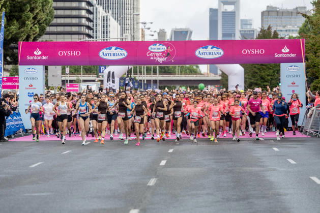 Womens Race 2026 in Madrid Numerous runners participate in the Womens Race 2026, on May 10, 2026, in Madrid Spain The 22nd edition of the Womens Race Central Lechera Asturiana has had 38,000 participants, who have run the 6 and a half kilometers from Paseo de la Castellana to Paseo de Camoens 10 MAY 2026 CARRERA POPULAR Madrid Madrid Espana  Copyright: xRicardoxRubiox 7512257