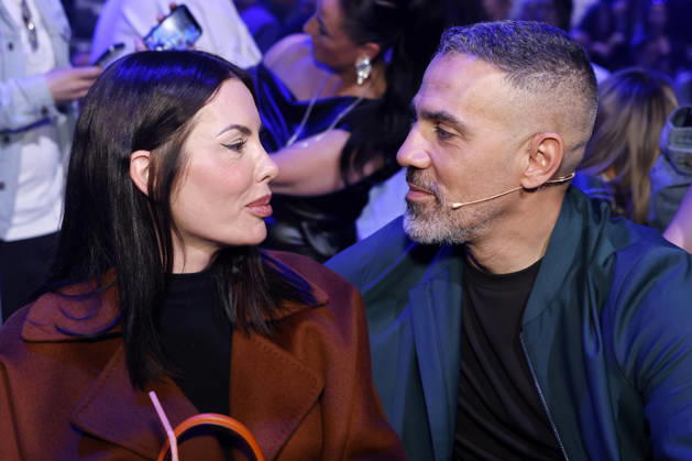 Rapper und Juror Bushido (Anis Ferchichi) mit seiner Frau Anna-Maria Ferchichi im Finale der 22. Staffel der deutschen Gesangs-Castingshow Deutschland sucht den Superstar (DSDS) in den MMC-Studios. Köln, 09.05.2026 NRW Deutschland Copyright: xChristophxHardtx