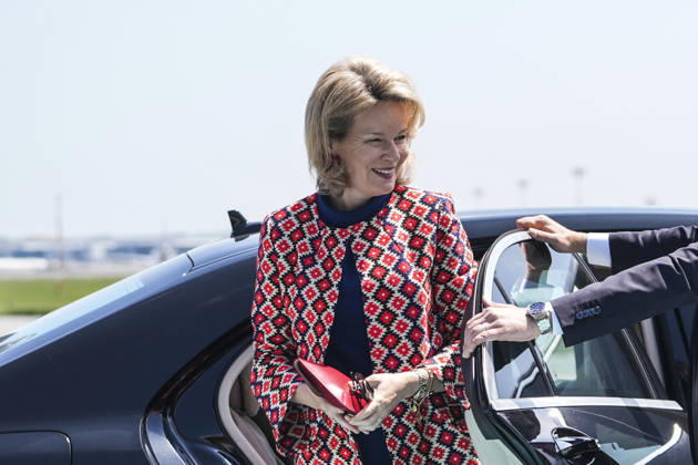 Turkish minister welcomes Belgian Queen Mathilde in Istanbul ISTANBUL, TURKIYE - MAY 10: Belgian Queen Mathilde arrives at Istanbul Airport in Istanbul, Turkiye on May 10, 2026. Turkiye and Belgium are set to explore new avenues of cooperation across key sectors, including defense and energy, during a high-level economic mission led by Belgium’s Queen Mathilde from May 10 to 14. Agit Erdi Ulukaya Anadolu Istanbul Turkey. Editorial use only. Please get in touch for any other usage.  Copyright: x2026xAnadoluxAgitxErdixUlukayax