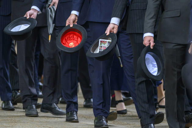 May 10, 2026, London, London, UK: London, UK. Military personnel take part in the 102nd Parade and Service of The Combined Cavalry Old Comrades Association at the Cavalry Memorial in Hyde Park. London UK  - ZUMAl94_ 20260510_zaf_l94_016 Copyright: xRayxTangx