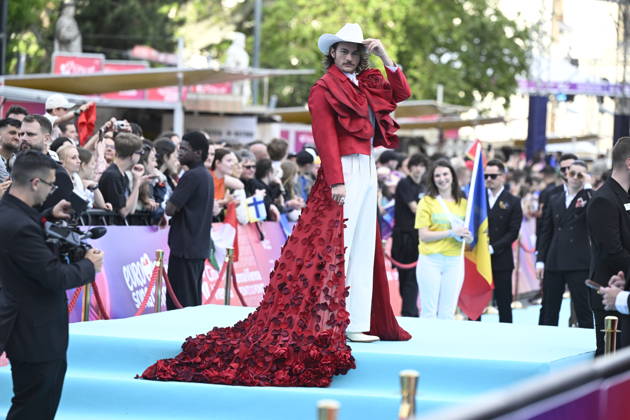 VIENNA, AUSTRIA 20260510 AIDAN representing Malta on the turquoise carpet for next weeks semi-finals and final of this years Eurovision Song Contest ESC in Vienna, Austria VIENNA AUSTRIA x10070x  Copyright: xJessicaxGow TTx EUROVISION 2026 TURKOSA MATTAN SiFjRLArs7E