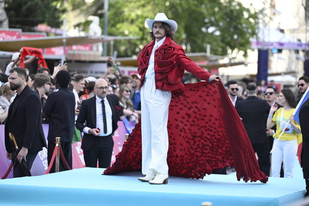 VIENNA, AUSTRIA 20260510 AIDAN representing Malta on the turquoise carpet ahead of next week s semi finals and final of this year s Eurovision Song Contest ESC in Vienna, Austria WIEN AUSTRIA x10070x  Copyright: xJessicaxGow TTx EUROVISION 2026 TURQUOISE CARPET Q8G9_Xwmvns