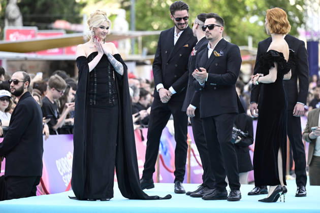 VIENNA, AUSTRIA 20260510 Satoshi representing Moldova on the turquoise carpet for next weeks semi-finals and final of this years Eurovision Song Contest ESC in Vienna, Austria VIENNA AUSTRIA x10070x  Copyright: xJessicaxGow TTx EUROVISION 2026 TURKOSA MATTAN lOviCLwyLao