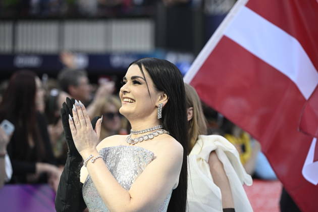 VIENNA, AUSTRIA 20260510 Atvara representing Latvia on the turquoise carpet ahead of next week s semi finals and final of this year s Eurovision Song Contest ESC in Vienna, Austria WIEN AUSTRIA x10070x  Copyright: xJessicaxGow TTx EUROVISION 2026 TURQUOISE CARPET MQZD4Kdo1Xs
