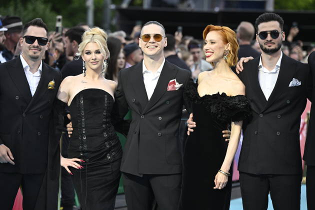 VIENNA, AUSTRIA 20260510 Satoshi representing Moldova on the turquoise carpet for next weeks semi-finals and final of this years Eurovision Song Contest ESC in Vienna, Austria VIENNA AUSTRIA x10070x  Copyright: xJessicaxGow TTx EUROVISION 2026 TURKOSA MATTAN N9FzzxoXMWA