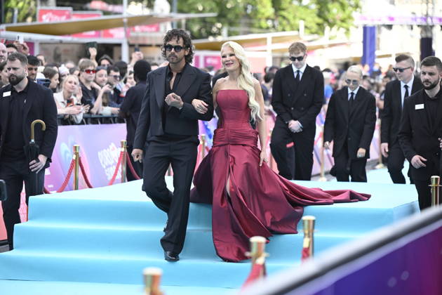 VIENNA, AUSTRIA 20260510 xx representing xx on the turquoise carpet ahead of next week s semi finals and final of this year s Eurovision Song Contest ESC in Vienna, Austria WIEN AUSTRIA x10070x  Copyright: xJessicaxGow TTx EUROVISION 2026 TURQUOISE CARPET w4ZWKdboDuE