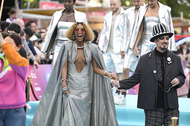 VIENNA, AUSTRIA 20260510 Senhit representing San Marino on the turquoise carpet ahead of next week s semi finals and final of this year s Eurovision Song Contest ESC in Vienna, Austria WIEN AUSTRIA x10070x  Copyright: xJessicaxGow TTx EUROVISION 2026 TURQUOISE CARPET 2TnMxvWSmq4