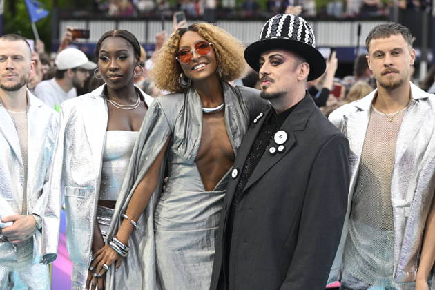 VIENNA, AUSTRIA 20260510 Senhit representing San Marino on the turquoise carpet ahead of next week s semi finals and final of this year s Eurovision Song Contest ESC in Vienna, Austria WIEN AUSTRIA x10070x  Copyright: xJessicaxGow TTx EUROVISION 2026 TURQUOISE CARPET QckPXExnG8U