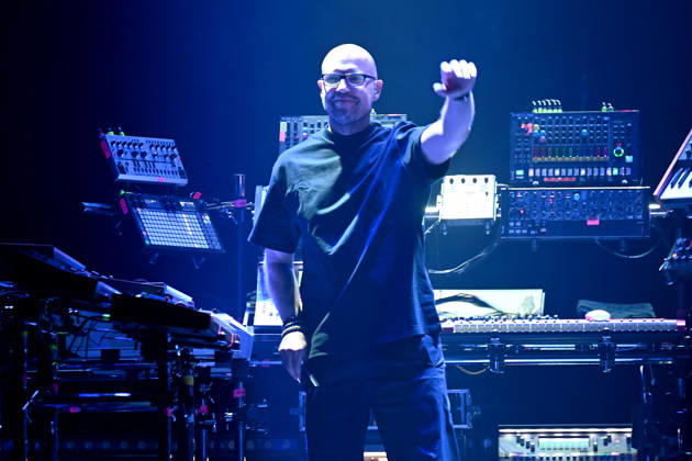 Schiller - Euphoria - The Laser Experience am 10.05.2026 in der Rudolf Weber-Arena in Oberhausen Schiller ( Christopher von Deylen ) steht am 10.05.2026 in der Rudolf Weber-Arena in Oberhausen auf der Bühne.