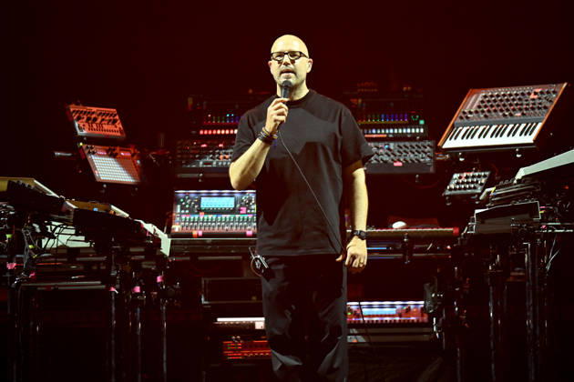 Schiller - Euphoria - The Laser Experience am 10.05.2026 in der Rudolf Weber-Arena in Oberhausen Schiller ( Christopher von Deylen ) steht am 10.05.2026 in der Rudolf Weber-Arena in Oberhausen auf der Bühne.