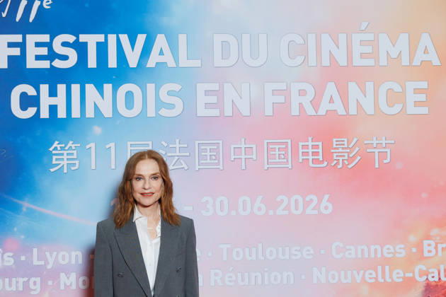 11 eme Festival du Cinéma Chinois en France au cinema Pathe Palace Celebrity arrivals on the red carpet Isabelle Huppert Opening of the 11th Chinese Film Festival in France at the Pathe Palace cinema in Paris 455754 2026 05 10  Copyright: xSebastienxFremontx xStarfacex STAR_455754_001