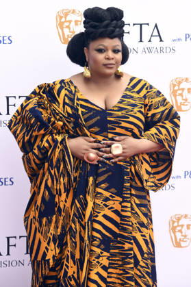 Gbemisola Ikumelo bei der Verleihung der BAFTA TV Awards 2026 in der Royal Festival Hall. London, 10.05.2026