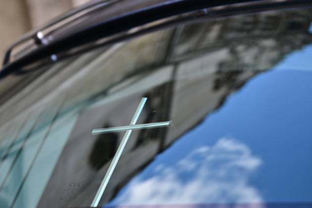 the funeral ceremony for Belgian media figure Hans Otten, Monday 11 May 2026 in Mechelen. Otten died on May 5.  DIRKxWAEM 173489740