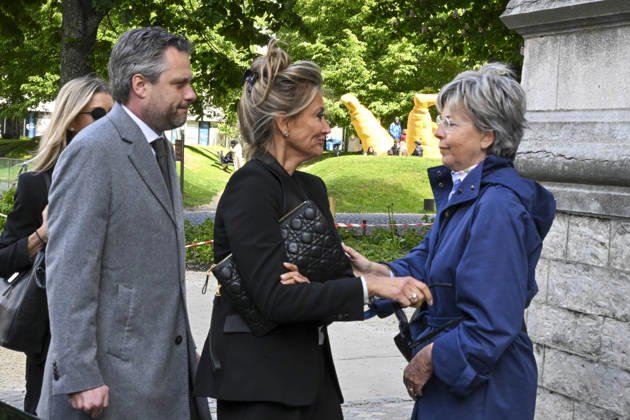Funeral - Hans Otten Mechelen , 11 05 2026 : Funeral of Hans Otten. Pix : Veronique De Kock , Ingeborg Sergeant . Credit : Peter De Smedt CC . Mechelen Belgium  Copyright: xContentxCurationx PeterxDexSmedtx xCCx