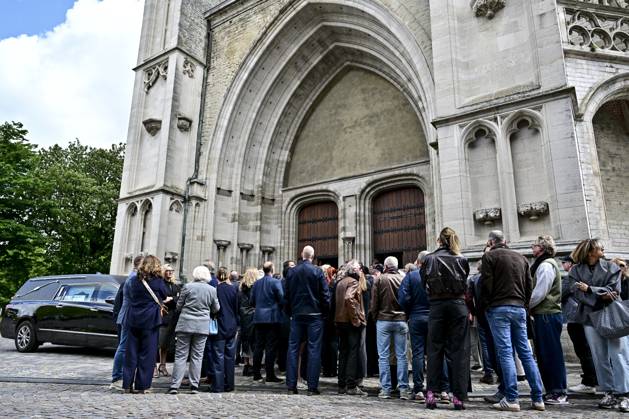 the funeral ceremony for Belgian media figure Hans Otten, Monday 11 May 2026 in Mechelen. Otten died on May 5.  DIRKxWAEM 173493357