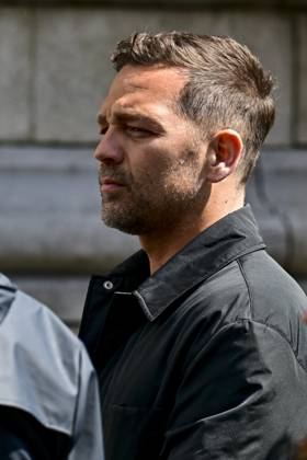Vtm Creative Director Davy Parmentier attends the funeral ceremony for Belgian media figure Hans Otten, Monday 11 May 2026 in Mechelen. Otten died on May 5.  DIRKxWAEM 173495564
