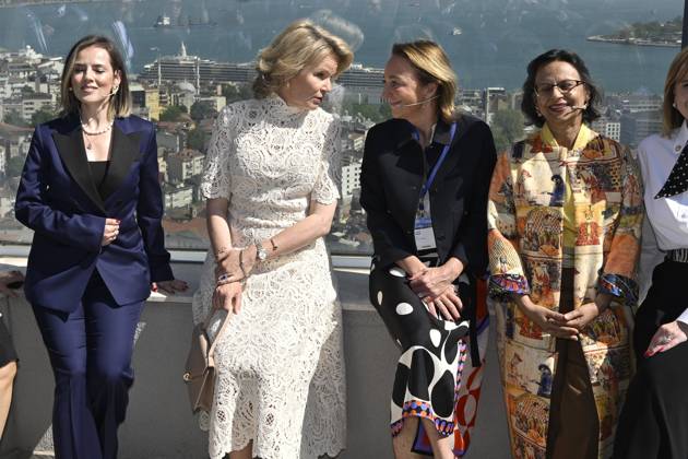 Queen Mathilde Attends 2026 Turkey Economic Mission ISTANBUL, TURKEY - MAY 11: Queen Mathilde of Belgium pictured attending The business world and entrepreneurship as drivers of women s empowerment during the Belgian Economic Mission to the Republic of Turkey on May 11, 2026 in Istanbul, Turkey, 11 05 2026 Istanbul Turkey  Copyright: xPhilipxReynaersx