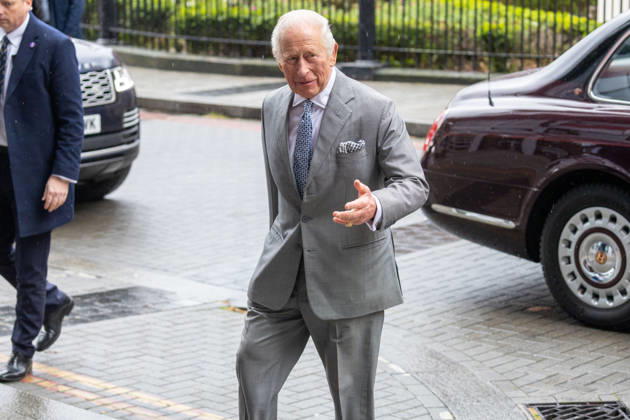 May 11, 2026, London, England, United Kingdom: King CHARLES III arrives at GuyÃ¢â‚¬â ¢s NHS Cancer Centre ahead of a visit. London United Kingdom - ZUMAs262 20260511_zip_s262_005 Copyright: xTayfunxSalcix