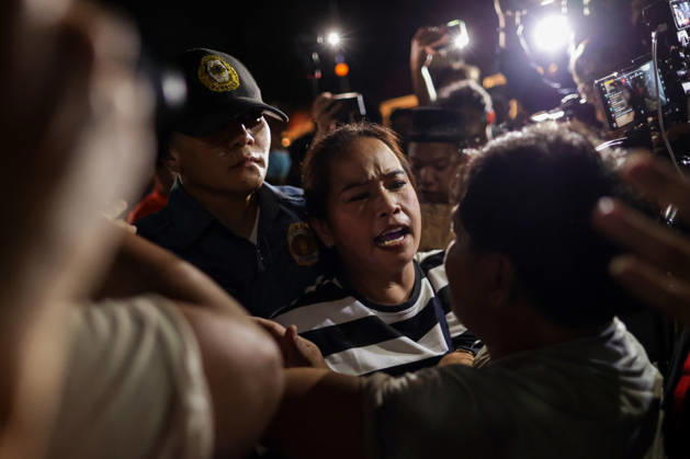 Supporters of former President Duterte protest outside Senate of the Philippines Supporters of former Philippines President Rodrigo Duterte scuffle with police during a protest against the arrest warrant of former Philippine National Police Chief and current Philippine Senator Ronald dela Rosa at the Philippine Senate in Manila, Philippines on May 11, 2026. The International Criminal Court (ICC) has issued an arrest warrant for the former Philippine National Police Chief Ronald dela Rosa in connection with his role in former Philippine President Rodrigo Duterte s war on drugs. MANILA PHILIPPINES  Copyright: xMatrixxImages MarkxCristinox