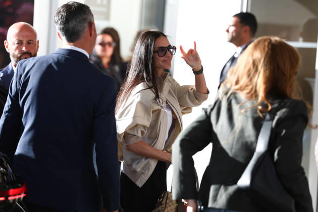 May 11, 2026, Cannes, Cote D azur, France: DEMI MOORE arrives for the official Jury Dinner of the 79th Annual Cannes Film Festival in Cannes, France Cannes France - ZUMAc179 20260511_zep_c179_004 Copyright: xMickaelxChavetx