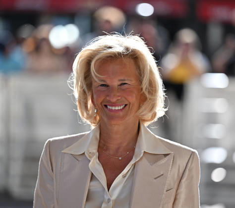 79th Cannes Film Festival: Arrivals CANNES, FRANCE - MAY 11: Cannes Film Festival President Iris Knobloch arrives at the Hotel Martinez for a dinner with members of the jury ahead of the 79th annual Cannes Film Festival in Cannes, France on May 11, 2026. Mustafa Yalcin Anadolu Cannes France. Editorial use only. Please get in touch for any other usage.  Copyright: x2026xAnadoluxMustafaxYalcinx