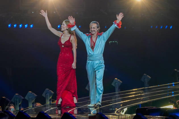 11.05.2026 - Europa, Österreich, Wien: 70. Eurovision Song Contest 2026 in der Wiener Stadthalle - Semi-final 1 (Dress Rehearsal 2); Victoria Swarovski and Michael Ostrowski Copyright: xJulianxSindricx