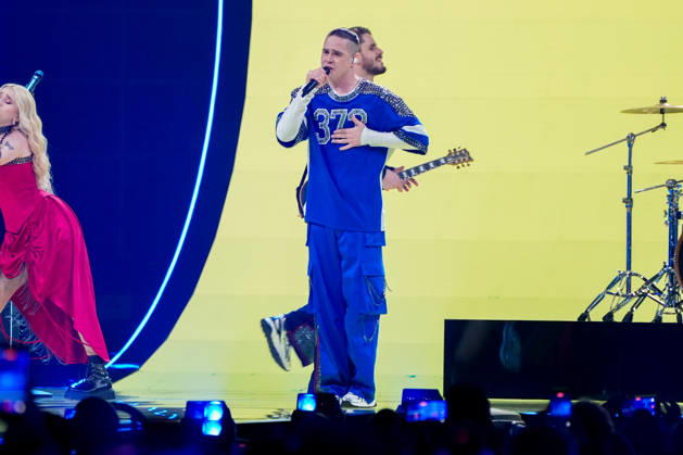 11.05.2026 - Europa, Österreich, Wien: 70. Eurovision Song Contest 2026 in der Wiener Stadthalle - Semi-final 1 (Dress Rehearsal 2); Satoshi mit dem Song Viva, Moldova! für Moldau Copyright: xJulianxSindricx