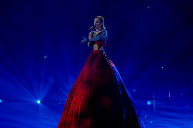 11.05.2026 - Europa, Österreich, Wien: 70. Eurovision Song Contest 2026 in der Wiener Stadthalle - Semi-final 1 (Dress Rehearsal 2); Satoshi mit dem Song Viva, Moldova! für Moldau Copyright: xJulianxSindricx