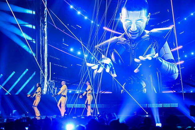VIENNA, AUSTRIA 20260511 Bzikebi representing Georgia with the entry On replay during the second rehearsal for the semi-final 1 of the 70th edition of the Eurovision Song Contest ESC in Wiener Stadthalle in Vienna, Austria, on Monday, May 11, 2026 VIENNA AUSTRIA x10070x  Copyright: xJessicaxGow TTx EUROVISION 2026 GENREP 2 SEMIFINAL 1 pnUttmApuko