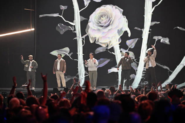 VIENNA, AUSTRIA 20260511 Bandidos do Cante representing Portugal with the entry Rosa during the second rehearsal for the semi-final 1 of the 70th edition of the Eurovision Song Contest ESC in the Wiener Stadthalle in Vienna, Austria, Monday, May 11, 2026 VIENNA AUSTRIA x10070x  Copyright: xJessicaxGow TTx EUROVISION 2026 GENREP 2 SEMIFINAL 1 rXk70vzyfhw
