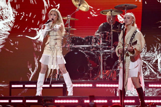 VIENNA, AUSTRIA 20260511 Vanilla Ninja representing Estonia with the entry Too epic to be true during the second rehearsal for the semi-final 1 of the 70th edition of the Eurovision Song Contest ESC in Wiener Stadthalle in Vienna, Austria, on Monday, May 11, 2026 VIENNA AUSTRIA x10070x  Copyright: xJessicaxGow TTx EUROVISION 2026 GENREP 2 SEMIFINAL 1 jBodoUEPi5M
