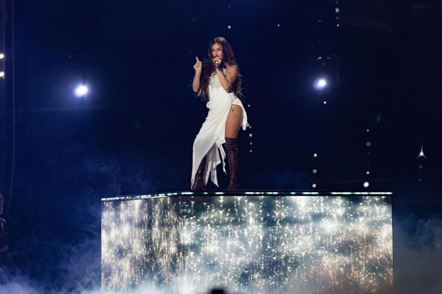 Eurovision Song Contest 2025 Dress Rehearsal 2 of First Semi Final, 11.05.2026 VIENNA, AUSTRIA - 11 MAY 2026: Image shows Germany singer Sarah Engels for Germany performing the song Fire during Eurovision Song Contest 2025 Dress Rehearsal 2 of First Semi Final at Wiener Stadthalle on 11 05 2026 in Vienna, Austria. Vienna Wiener Stadthalle Austria Copyright: xBEAUTIFULxSPORTS Froehlichx