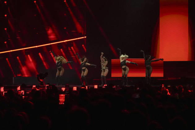 11.05.2026 - Europa, Österreich, Wien: 70. Eurovision Song Contest 2026 in der Wiener Stadthalle - Semi-final 1 (Dress Rehearsal 2); Sarah Engels mit dem Song Fire für Deutschland Copyright: xJulianxSindricx