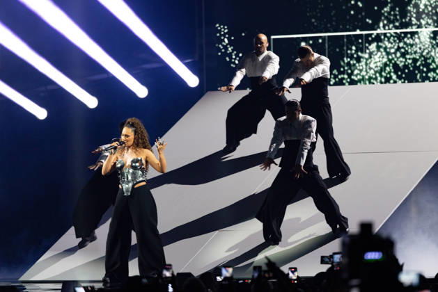 Eurovision Song Contest 2025 Dress Rehearsal 2 of First Semi Final, 11.05.2026 VIENNA, AUSTRIA - 11 MAY 2026: Image shows Poland singer ALICJA for Poland performing the song Pray during Eurovision Song Contest 2025 Dress Rehearsal 2 of First Semi Final at Wiener Stadthalle on 11 05 2026 in Vienna, Austria. Vienna Wiener Stadthalle Austria Copyright: xBEAUTIFULxSPORTS Froehlichx