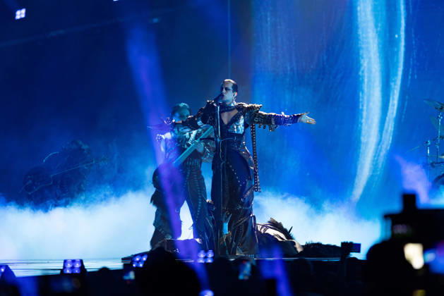 Eurovision Song Contest 2025 Dress Rehearsal 2 of First Semi Final, 11.05.2026 VIENNA, AUSTRIA - 11 MAY 2026: Image shows Serbia band LAVINA for Serbia performing the song Kraj Mene during Eurovision Song Contest 2025 Dress Rehearsal 2 of First Semi Final at Wiener Stadthalle on 11 05 2026 in Vienna, Austria. Vienna Wiener Stadthalle Austria Copyright: xBEAUTIFULxSPORTS Froehlichx
