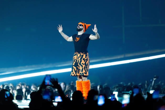 Eurovision Song Contest 2025 Dress Rehearsal 2 of First Semi Final, 11.05.2026 VIENNA, AUSTRIA - 11 MAY 2026: Image shows Greece singer Akylas for Greece performing the song Ferto during Eurovision Song Contest 2025 Dress Rehearsal 2 of First Semi Final at Wiener Stadthalle on 11 05 2026 in Vienna, Austria. Vienna Wiener Stadthalle Austria Copyright: xBEAUTIFULxSPORTS Froehlichx