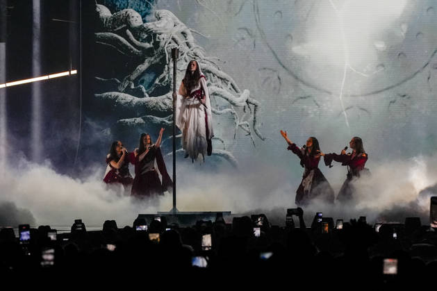 11.05.2026 - Europa, Österreich, Wien: 70. Eurovision Song Contest 2026 in der Wiener Stadthalle - Semi-final 1 (Dress Rehearsal 2); LELEK mit dem Song Andromeda für Kroatien Copyright: xJulianxSindricx