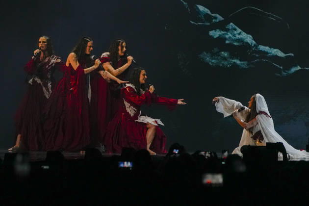 11.05.2026 - Europa, Österreich, Wien: 70. Eurovision Song Contest 2026 in der Wiener Stadthalle - Semi-final 1 (Dress Rehearsal 2); LELEK mit dem Song Andromeda für Kroatien Copyright: xJulianxSindricx