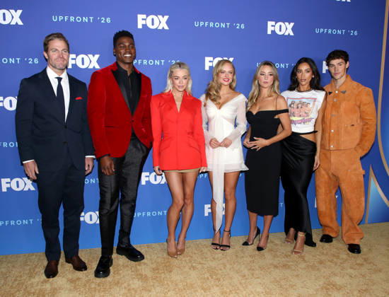 FOX 2026 Upfront Stephen Amell, Thaddeus LaGrone, Livvy Dunne, Jessica Belkin, Hassie Harrison, Shay Mitchell and Noah Beck attending the FOX 2026 Upfront held at New York City Center on May 11, 2026 in New York City, CA New York City New York City Center NY USA Copyright: xStevenxBergman AFF-USA.COMx