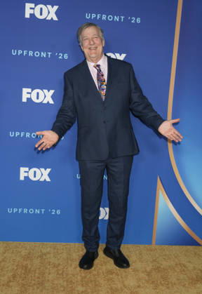 2026 FOX Upfront held at 151 West 55th Street Featuring: Stephen Fry Where: New York, New York, United States When: 11 May 2026 Credit: Jennifer Graylock INSTARimages EDITORIAL USE ONLY. NOT FOR USE BY NEWSPAPERS BASED IN THE UK. Copyright: xx instar55681582