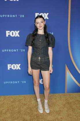 2026 FOX Upfront held at 151 West 55th Street Featuring: Violet McGraw Where: New York, New York, United States When: 11 May 2026 Credit: Jennifer Graylock INSTARimages EDITORIAL USE ONLY. NOT FOR USE BY NEWSPAPERS BASED IN THE UK. Copyright: xx instar55681587