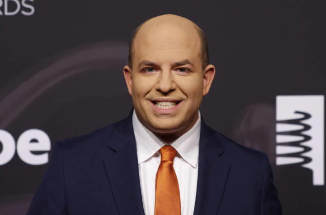 Brian Stelter arrives on the red carpet at the 30th Annual Webby Awards at Cipriani Wall Street on Monday, May 11, 2026 in New York City.  NYP20260511212 JOHNxANGELILLO
