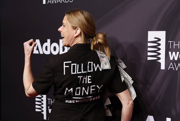 Hilary Braseth arrives on the red carpet at the 30th Annual Webby Awards at Cipriani Wall Street on Monday, May 11, 2026 in New York City.  NYP20260511230 JOHNxANGELILLO